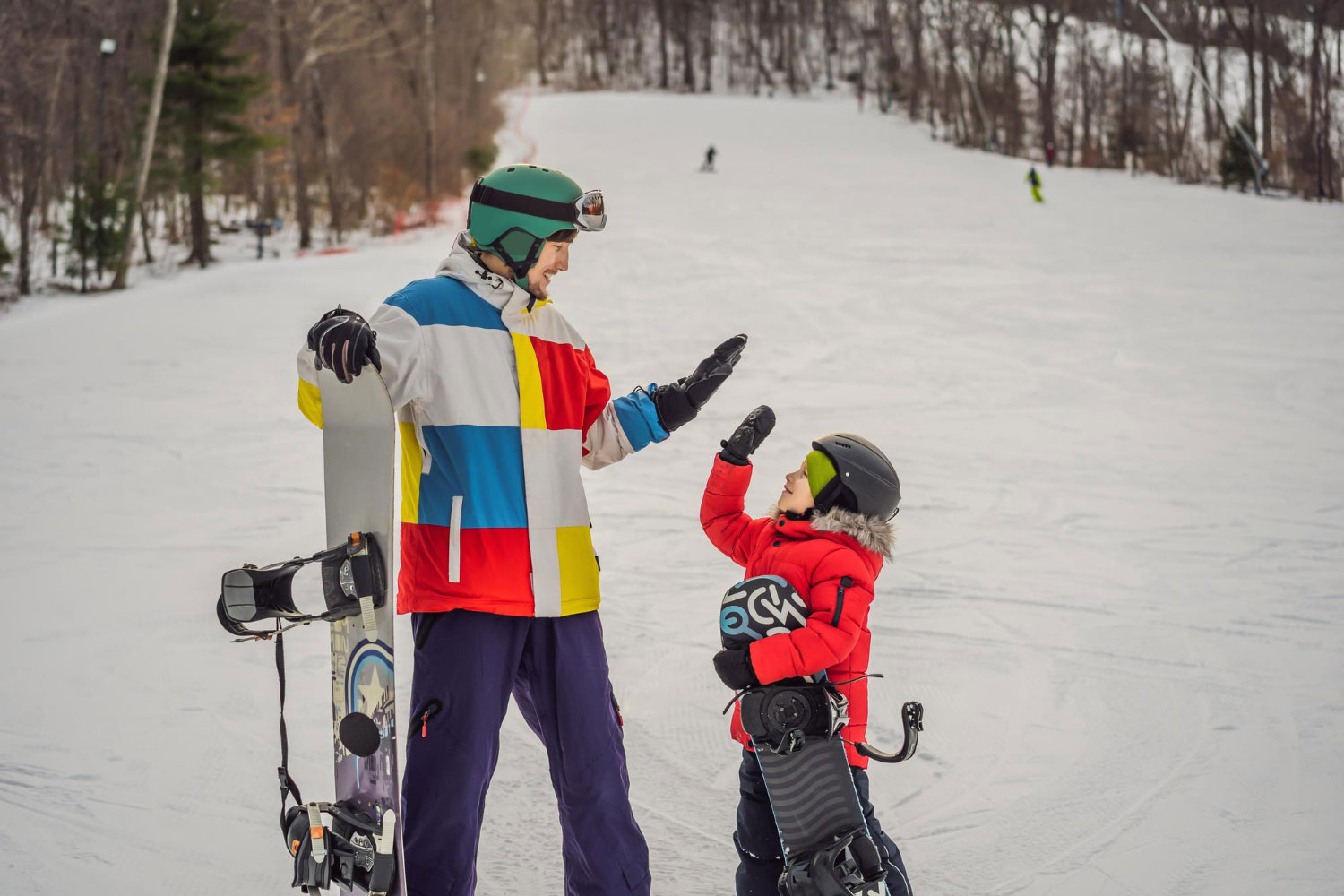 clases particulares snowboard niños Navacerrada